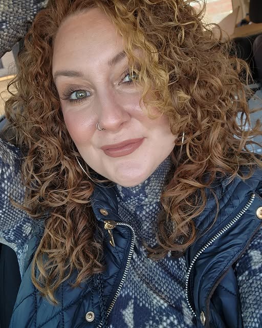 1. Soft Copper Curly Layers - Messy Curly Hair