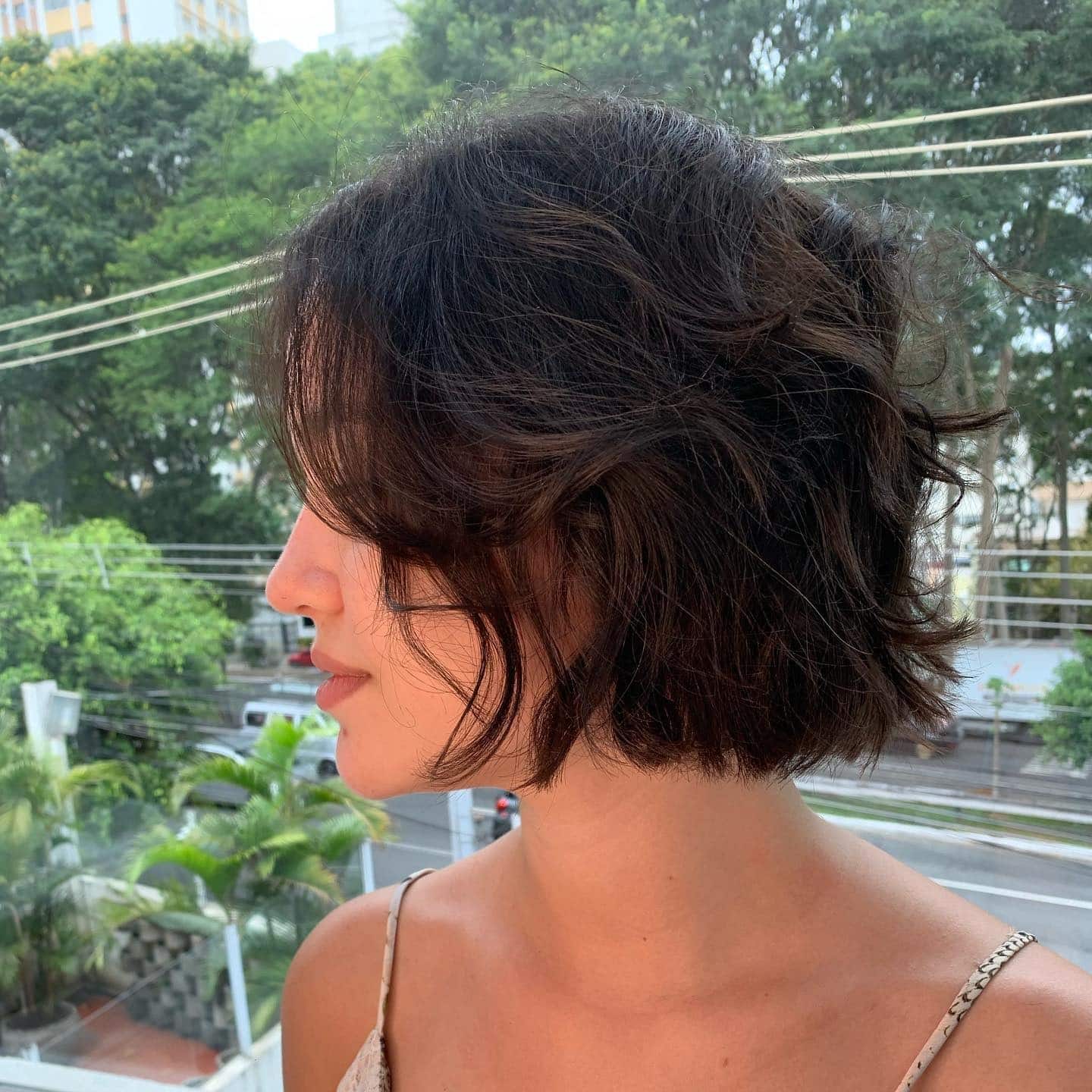 19. Layered Short Bob with Soft Volume and Shine - Short Messy Hair For Women