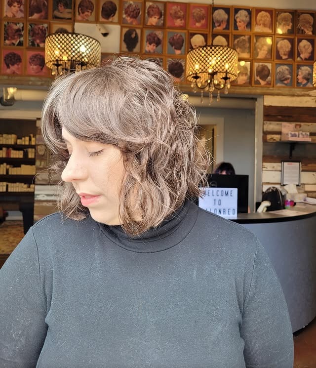 1. Soft Textured Razor Bob with Ash Brown Blend - Razor Cut Hairstyles
