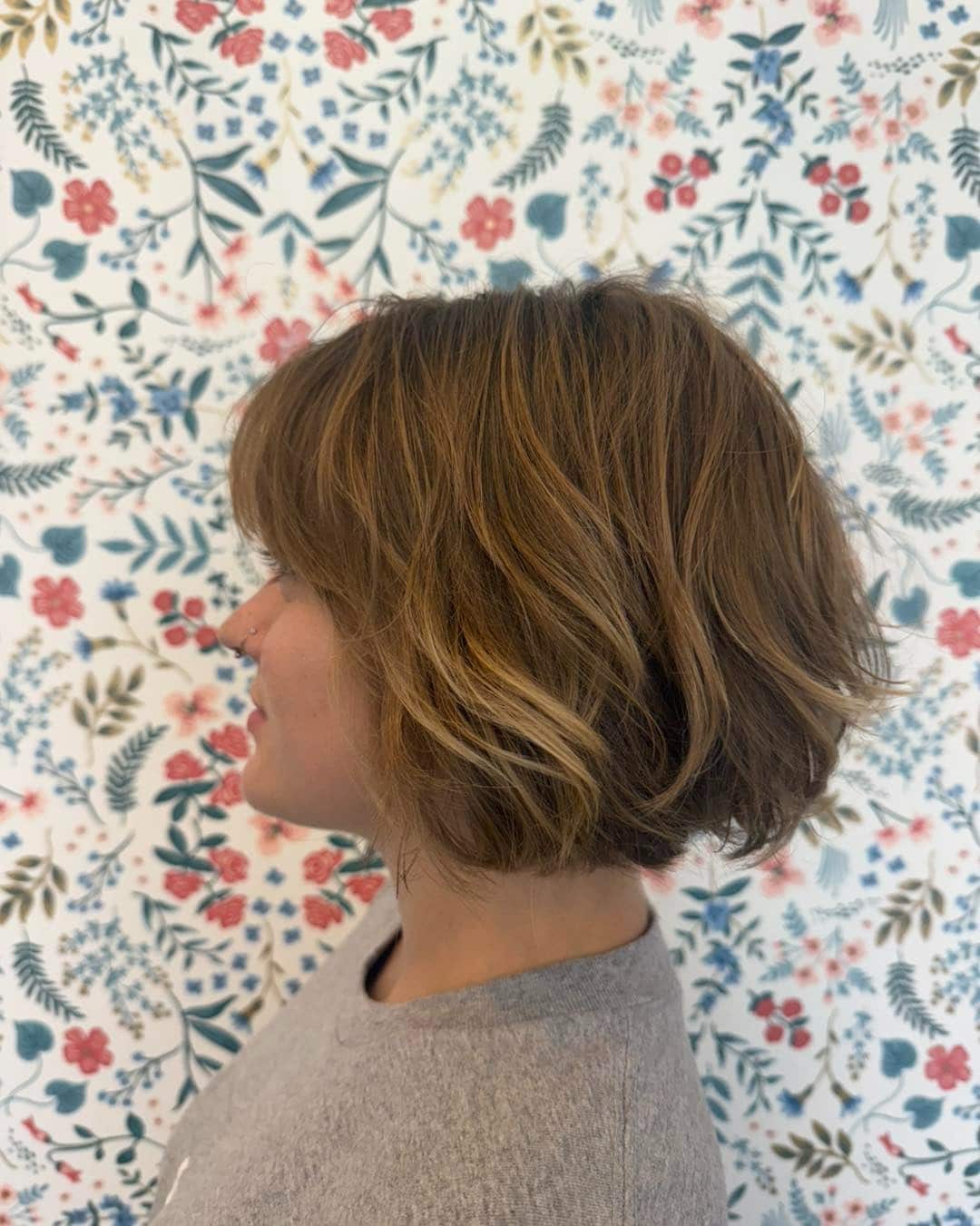 20. Textured Razor Bob with Soft Brunette Balayage - Razor Cut Hairstyles