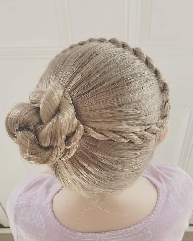 18. Light Ash Blonde Rope Braid Low Bun - Rope Braid Hairstyles