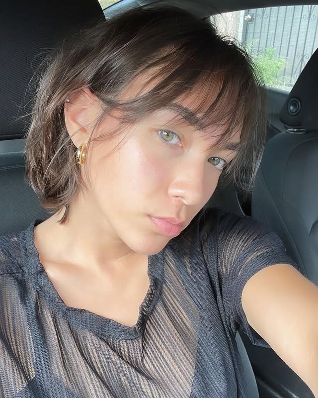 22. Textured French Bob with Ash Brown - Short Wispy Haircuts