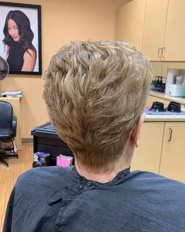 13. Sandy Blonde Textured Tapered Crop - Short Tapered Haircut