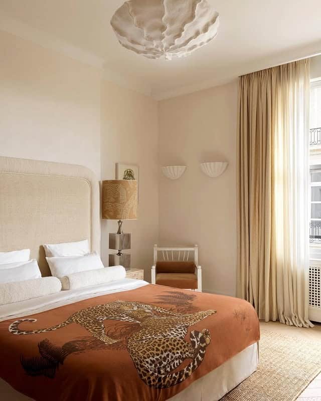 6. Elegant Burnt Orange Luxury Bedroom - burnt orange bedroom ideas