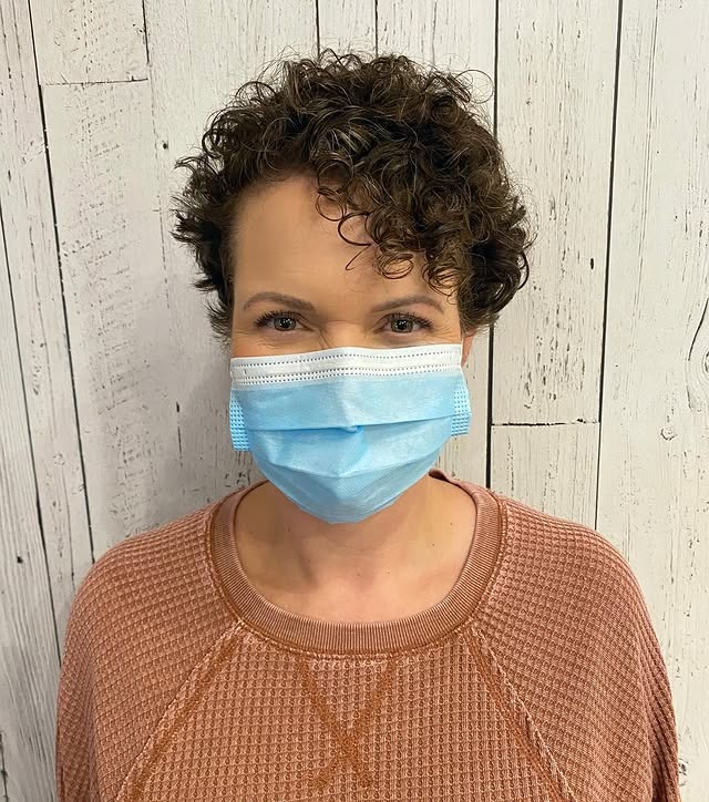 1. Chocolate Brown Curly Pixie with Tapered Sides - Curly Pixie Hairstyles