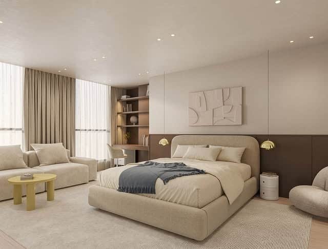 18. Cream and Taupe Luxury Modern Teen Bedroom - teen bedroom ideas