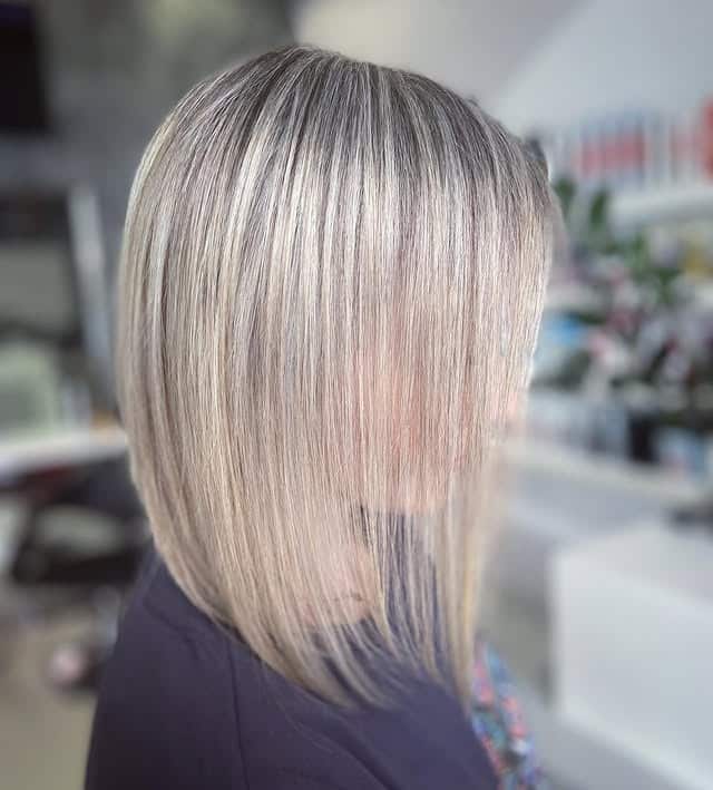 3. Cool Pearl Blonde Angled Bob - Pearl Blonde Hair Color