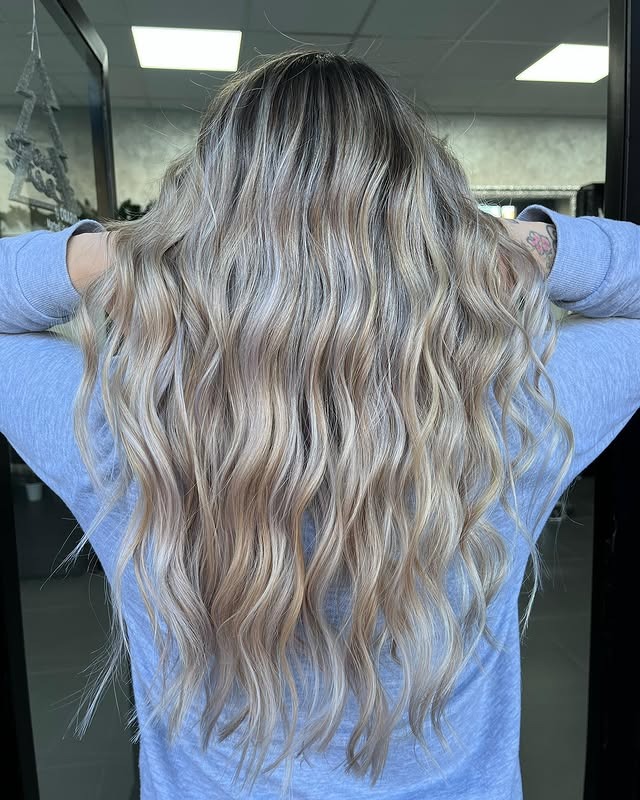 6. Ash Pearl Blonde Dimensional Waves - Pearl Blonde Hair Color