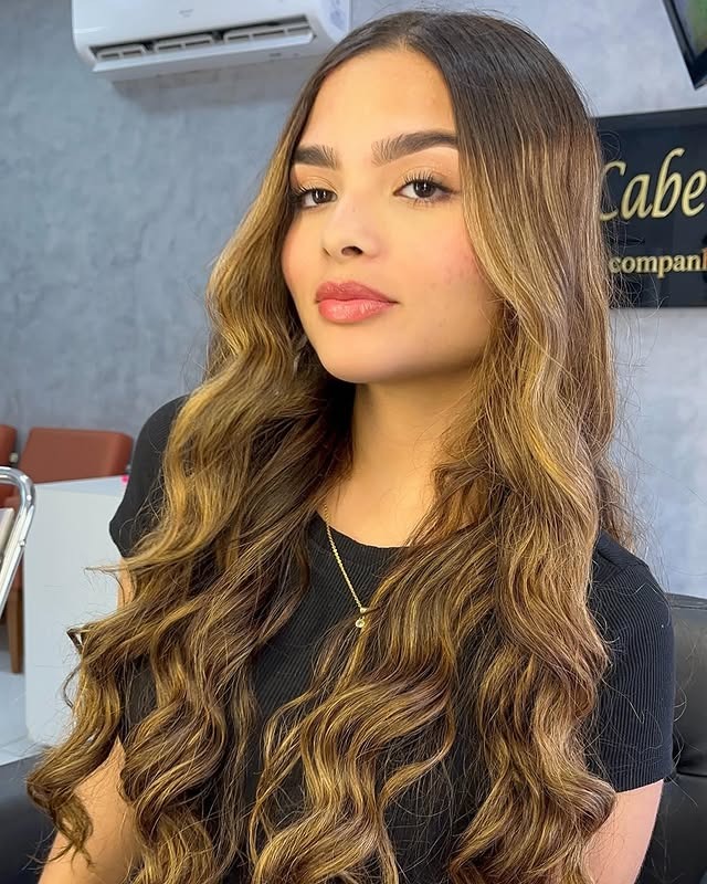 5. Golden Toffee Face-Framing Balayage - Chocolate Toffee Hair Color
