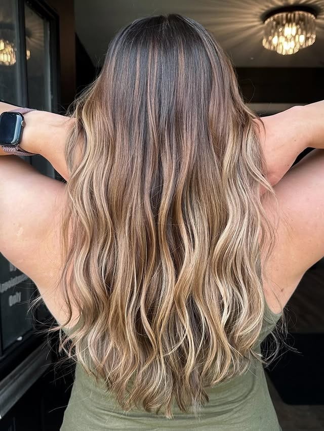 22. Cool Beige Chocolate Toffee Waves - Chocolate Toffee Hair Color