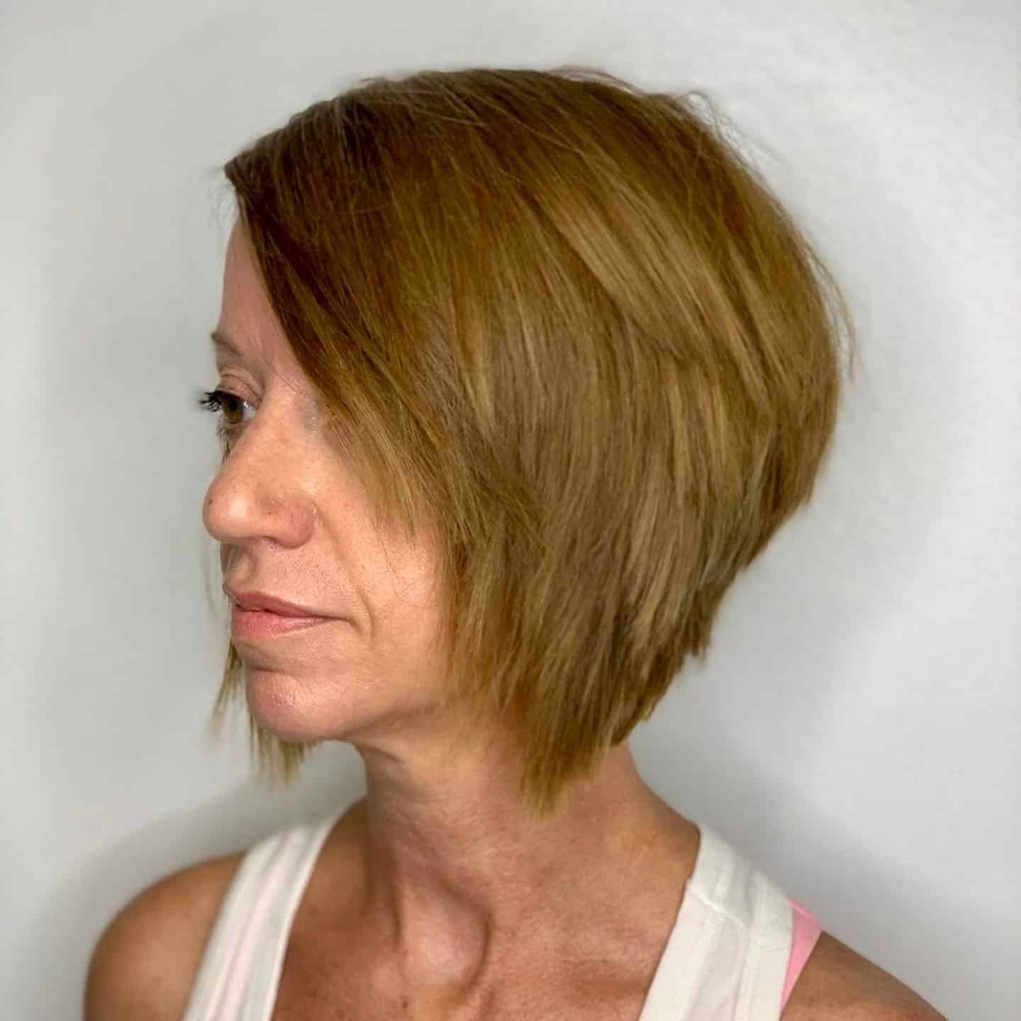2. Golden Blonde Stacked Shaggy Pixie Bob - Shaggy Pixie Hairstyles