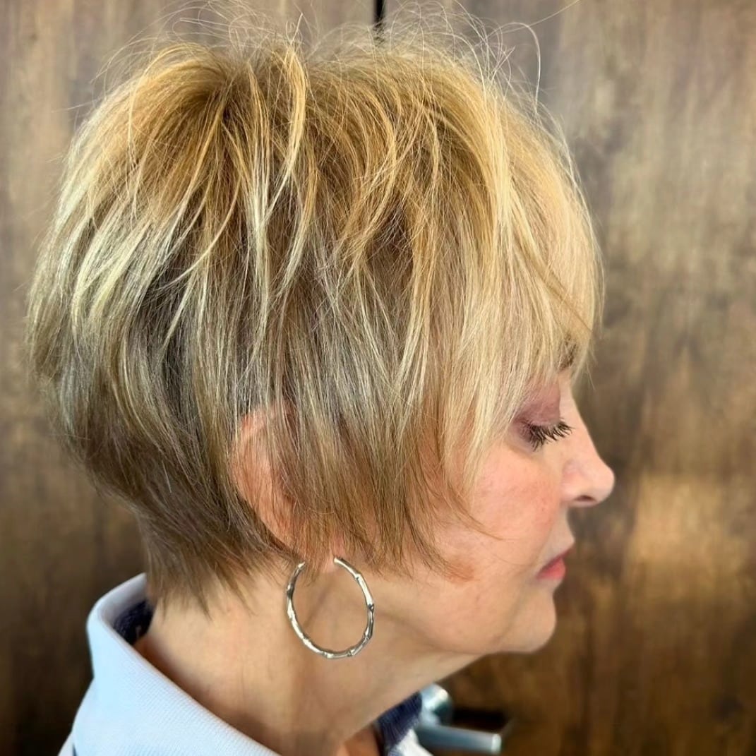 11. Sandy Blonde Shaggy Pixie Bob - Shaggy Pixie Hairstyles