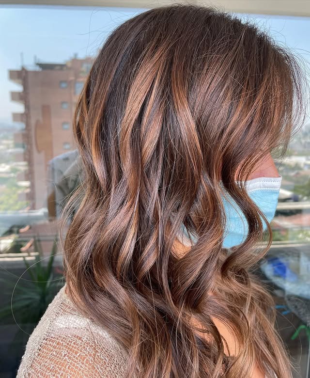 1. Soft Caramel Mocha Balayage Waves - Caramel Mocha Hair Color