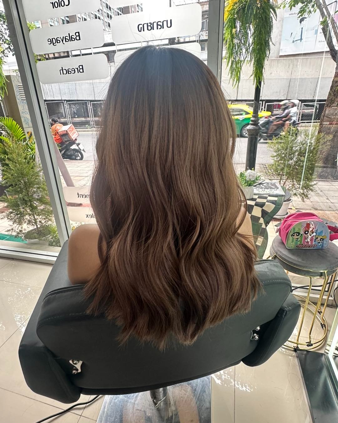 17. Smoky Caramel Mocha Mid-Length Waves - Caramel Mocha Hair Color