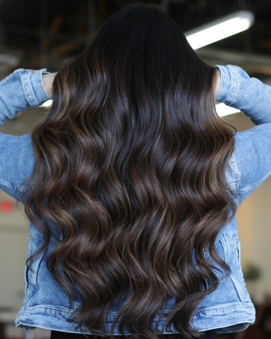 19. Ash Caramel Mocha Layered Blowout - Caramel Mocha Hair Color
