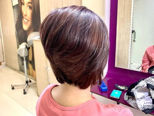 3. Deep Mahogany Graduated Pixie Bob - Pixie Bob Haircut