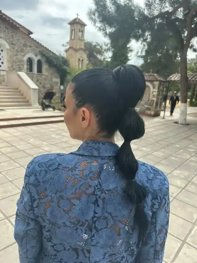 18. Elegant Bubble Ponytail on Natural Black Hair - Bubble Ponytail Hairstyles