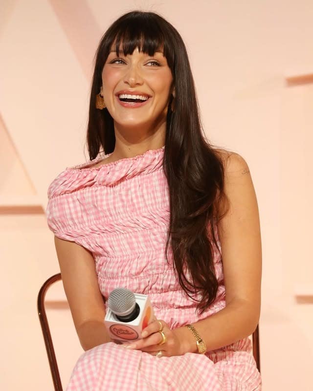1. Long Espresso Hair with Full Wispy Bangs - Wispy Bangs For Thin Hair