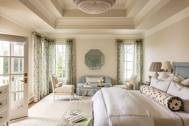 18. Cream and Soft Blue Traditional Bedroom Retreat - primary bedroom ideas