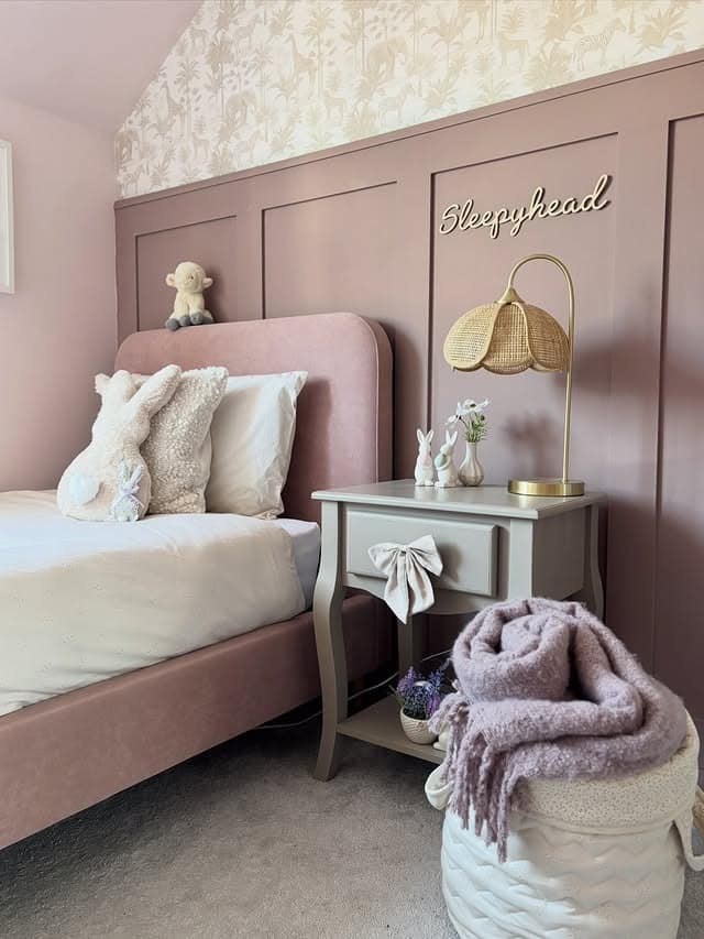 18. Dusty Lavender Bedroom with Cottage-Inspired Charm - lavender bedroom ideas