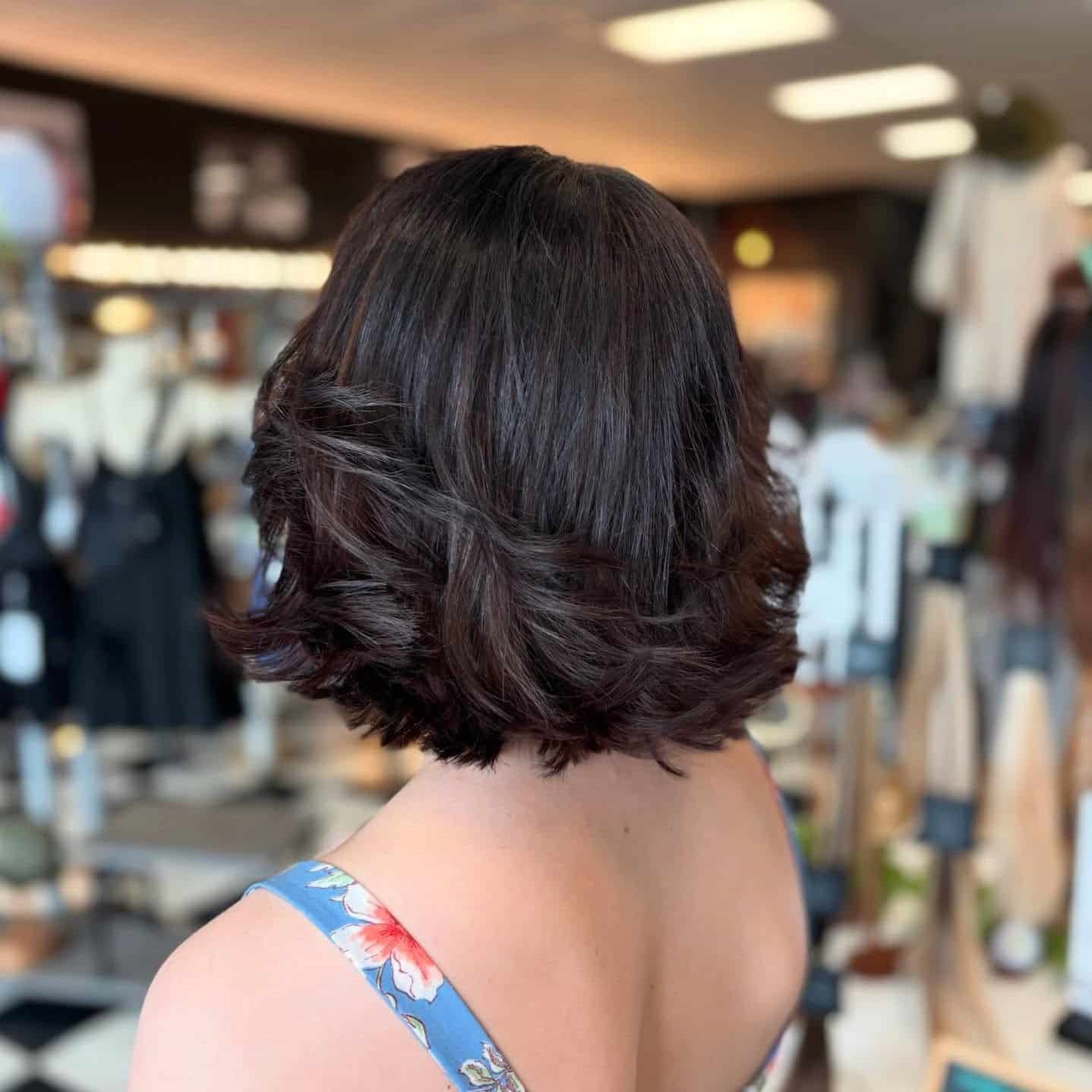 1. Textured Brunette Choppy Shag Bob - Choppy Shaggy Haircuts