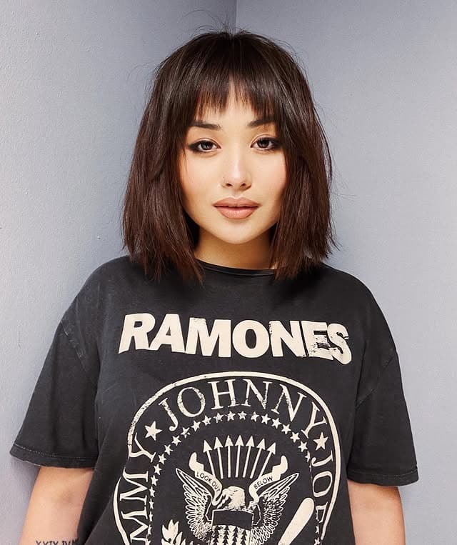 17. Espresso Brown Blunt Shaggy Bob - Shaggy Bob Haircuts