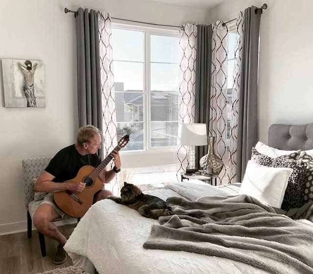 20. White and Gray Bedroom with Soft Contemporary Comfort - white and gray bedroom ideas