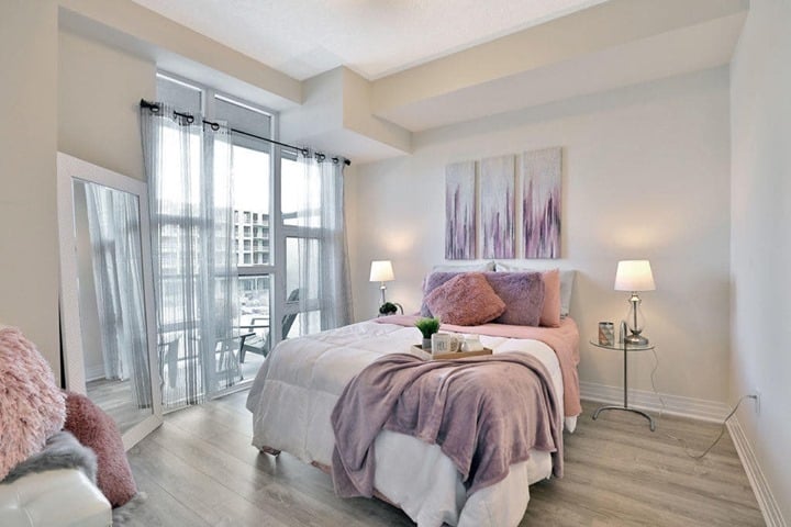 10. Blush and Lavender Neutral Bedroom Retreat - pink and purple bedroom ideas