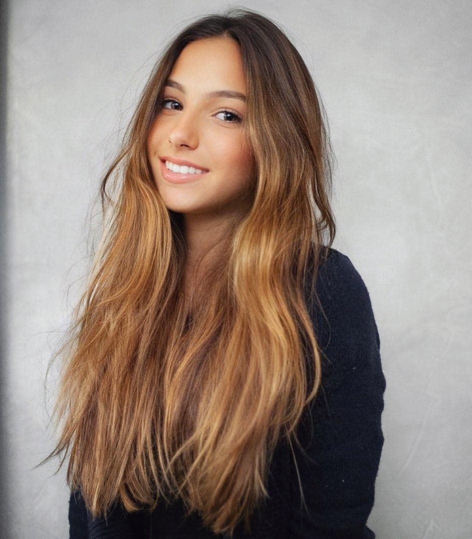 9. Golden Caramel Face-Framing Layers - Golden Caramel Hair Color
