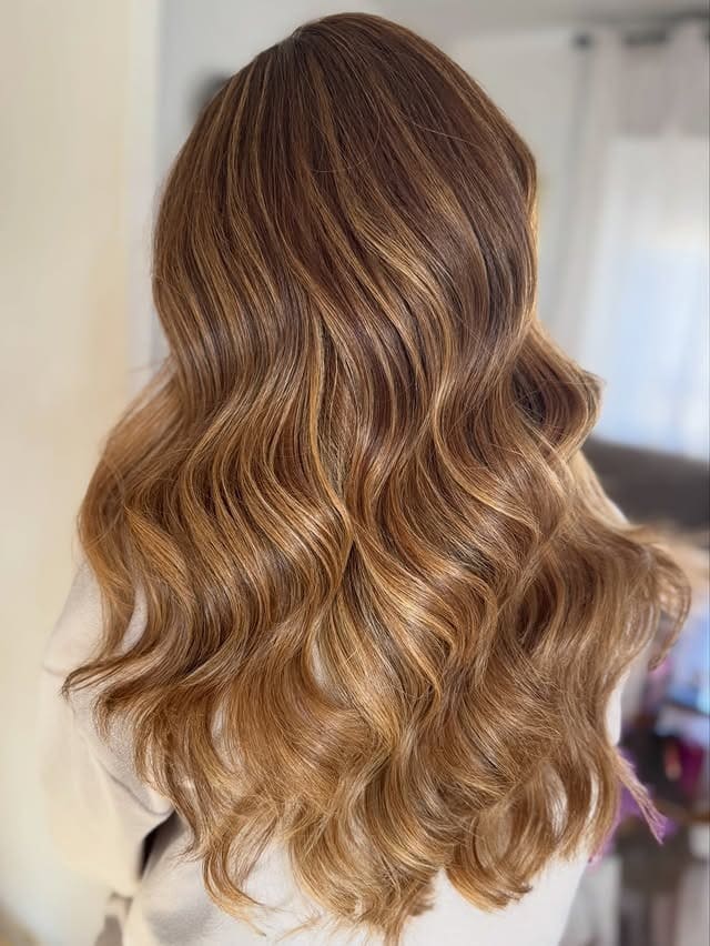 10. Rich Brunette Caramel Honey Blonde Dimension - Caramel Honey Blonde