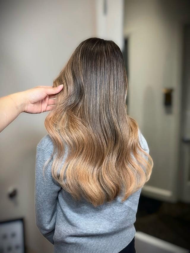 13. Soft Waves with Smoky Caramel Honey Blonde Balayage - Caramel Honey Blonde