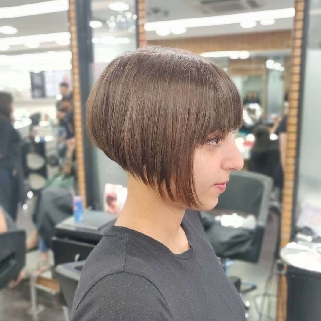 2. Sleek Long Pixie Bob in Mushroom Brown - Long Pixie Cuts