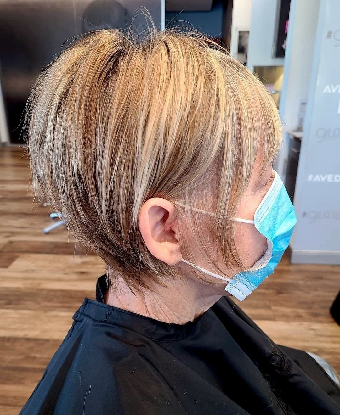 19. Wispy Long Pixie with Beige Blonde Highlights - Long Pixie Cuts