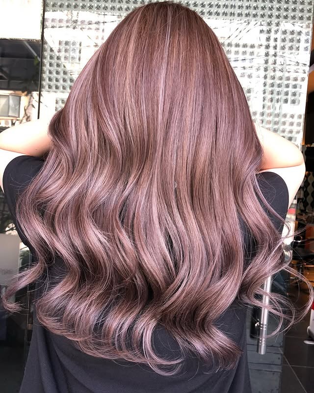 6. Smoky Rose Brown Gloss - Rose Brown Hair Color