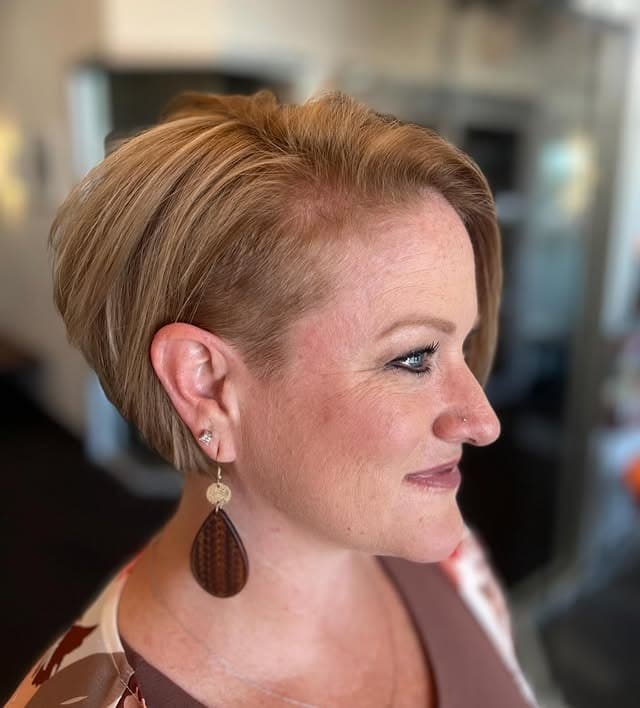 7. Warm Copper Undercut Pixie - Undercut Pixie Haircut