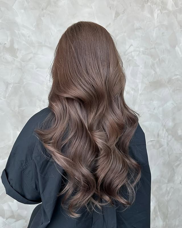 7. Mushroom Cool Ash Brown Hair Color - Cool Ash Brown Hair Color
