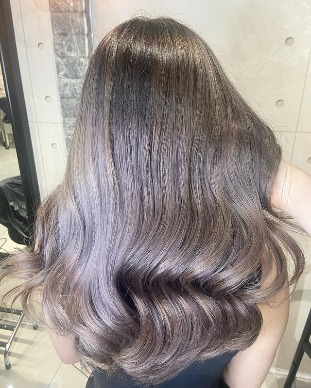 9. Smoky Cool Ash Brown Hair Color - Cool Ash Brown Hair Color