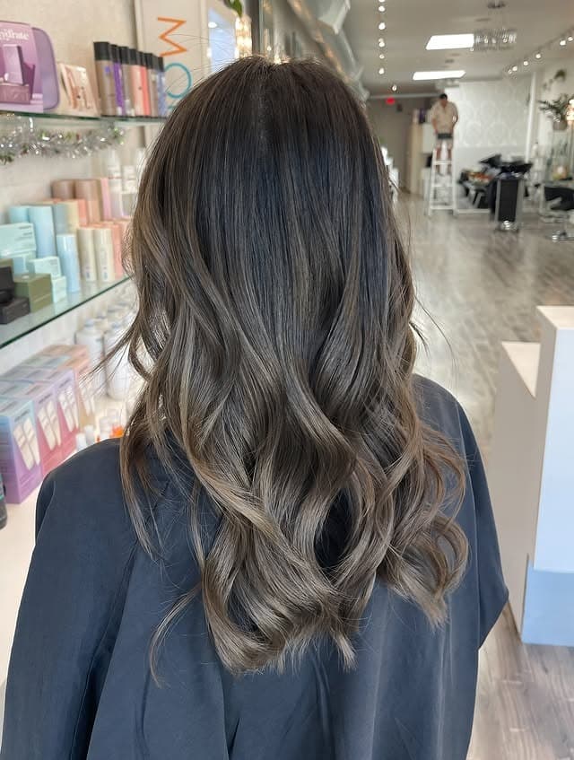 16. Medium-Length Cool Ash Brown Hair Color - Cool Ash Brown Hair Color