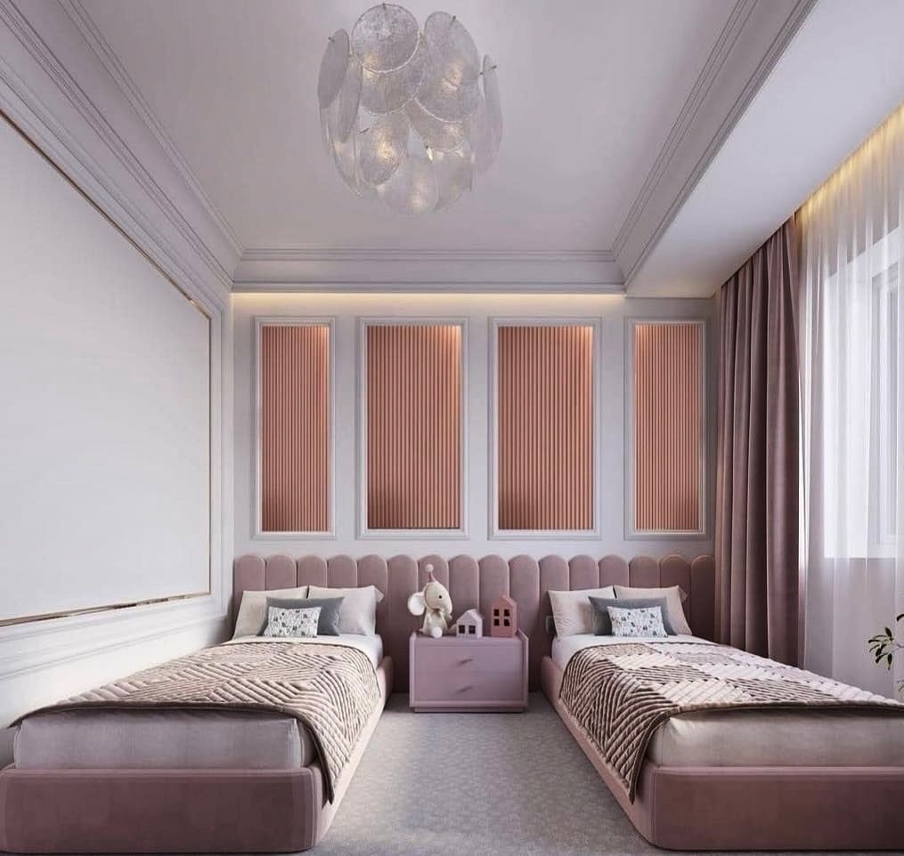 1. Blush Pink Twin Princess Bedroom Idea - princess bedroom ideas