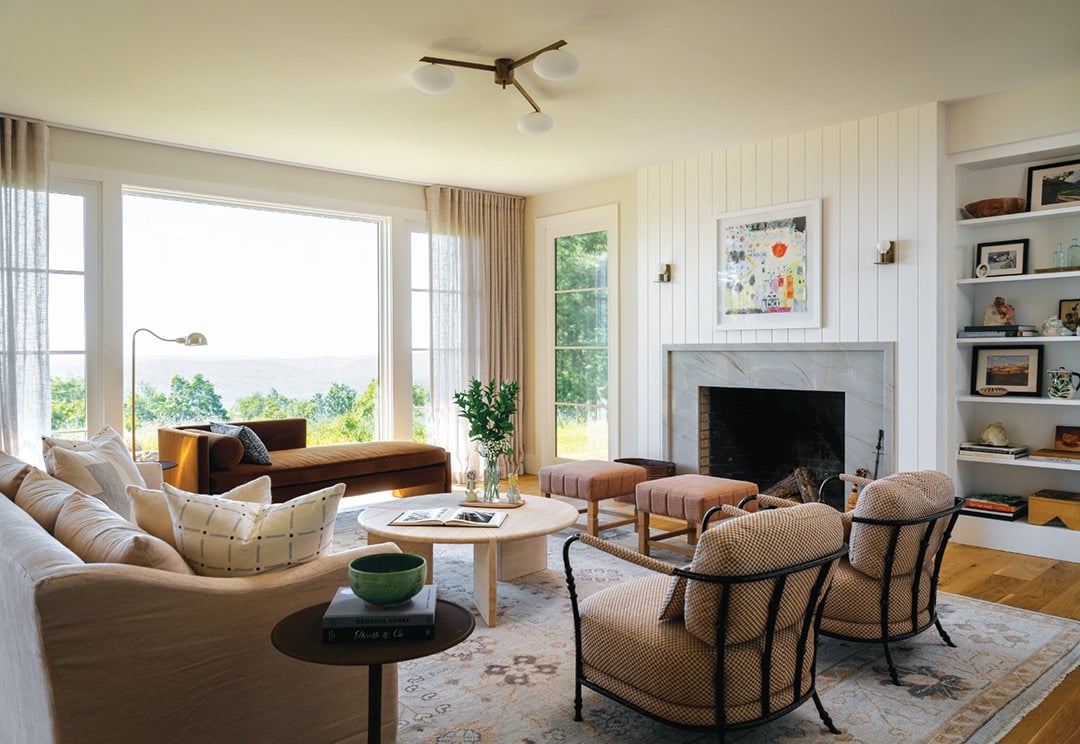 12. Bright Earthy Living Room with Cream and Camel Accents - earthy living room ideas