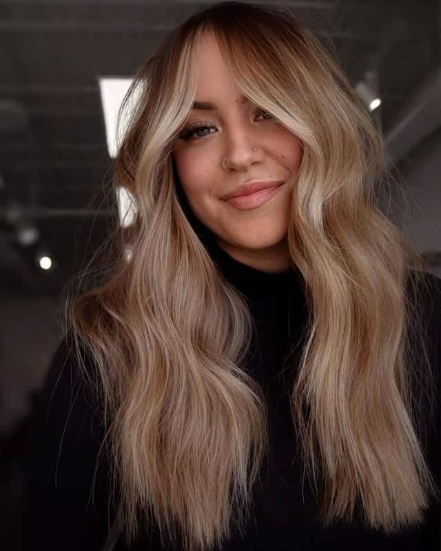 6. Soft Taupe Blonde Balayage - Winter Hair Color