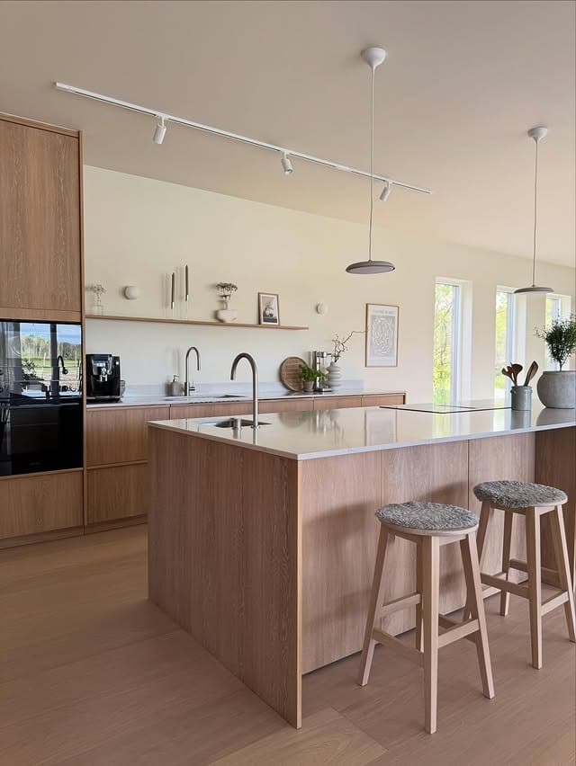5. Minimalist Kitchen Ideas with Natural Wood Finishes - minimalist kitchen ideas