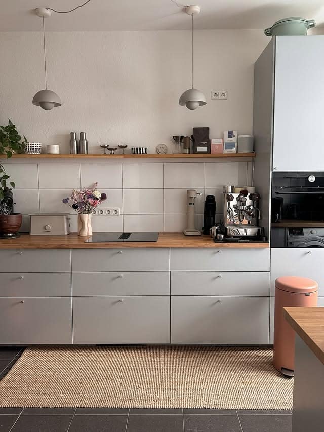 18. Minimalist Kitchen Ideas with Soft Gray Cabinets - minimalist kitchen ideas