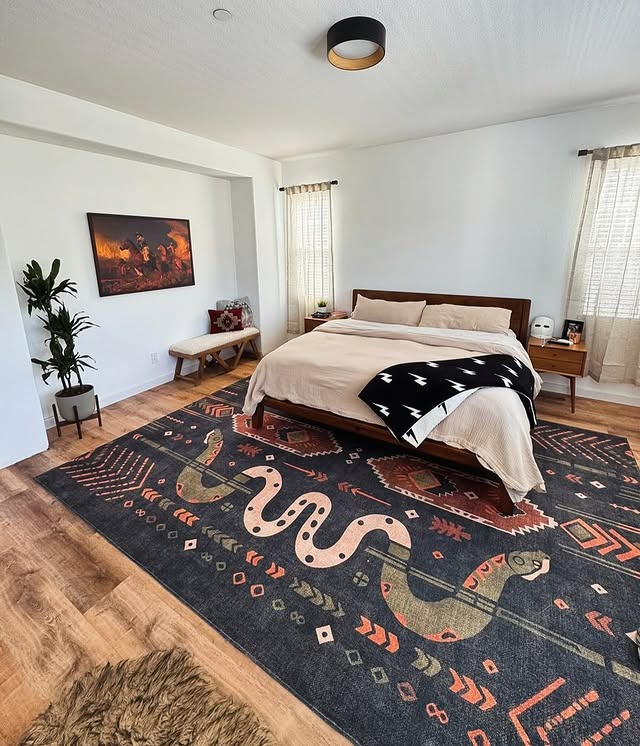 17. Minimal Western Bedroom Ideas with White and Charcoal - western bedroom ideas