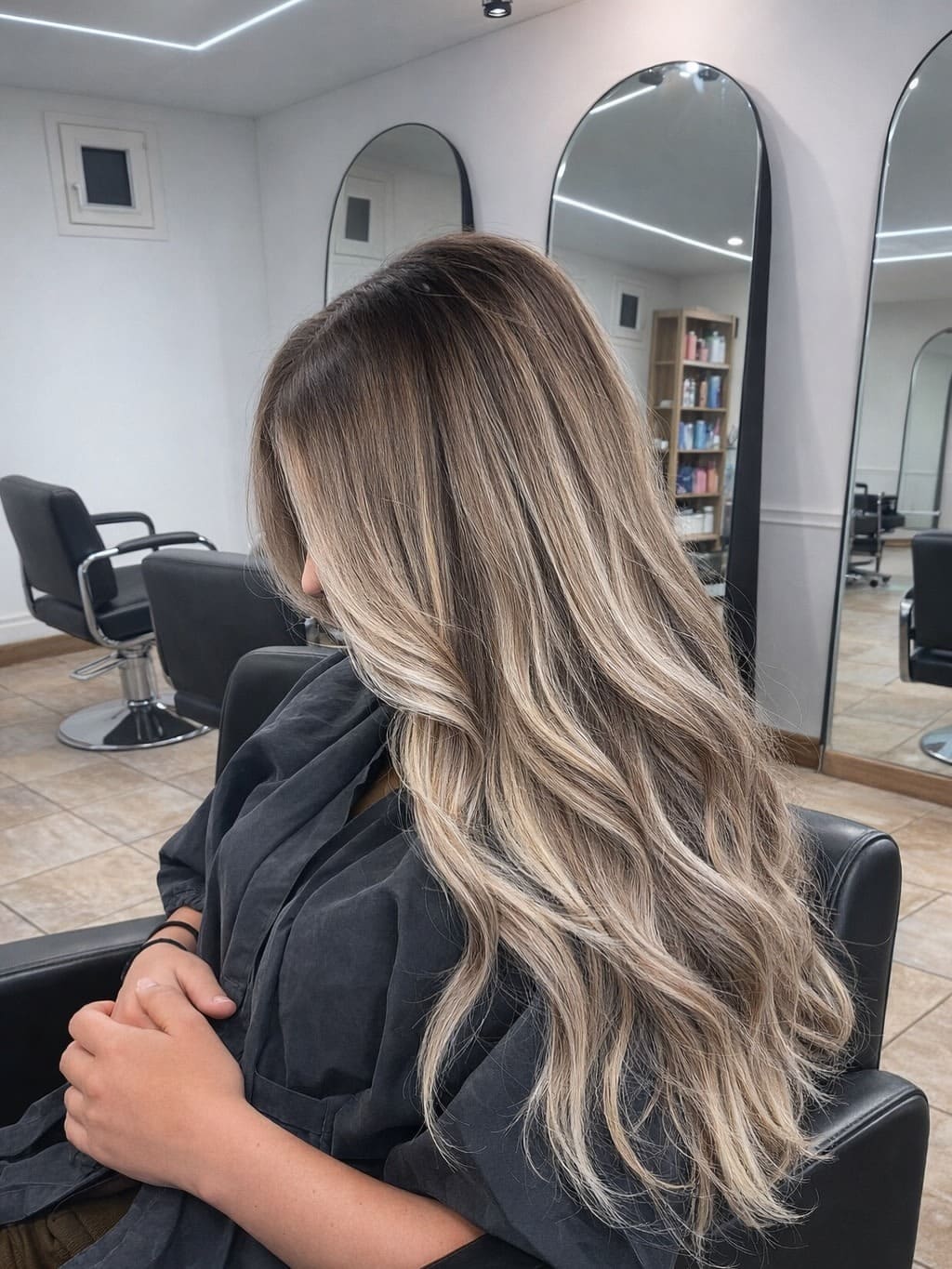 9. Ash Blonde Balayage with Root Melt - Balayage Hair Colors