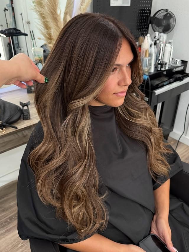 12. Caramel Mocha Balayage with Face-Framing Layers - Balayage Hair Colors