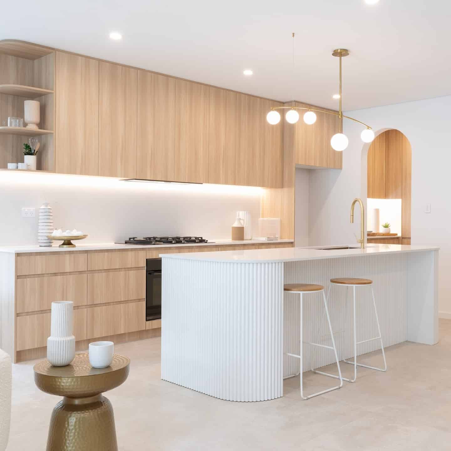 10. Blonde Wood and White Scandinavian Kitchen Idea - scandinavian kitchen ideas