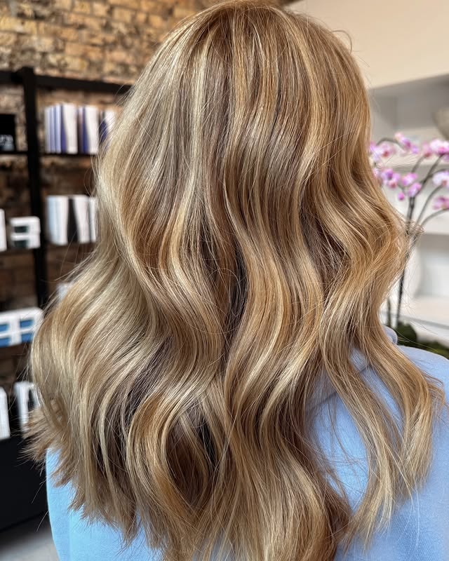 3. Long Honey Blonde Waves with Soft Beige Highlights - Honey Blonde Hair with Highlights