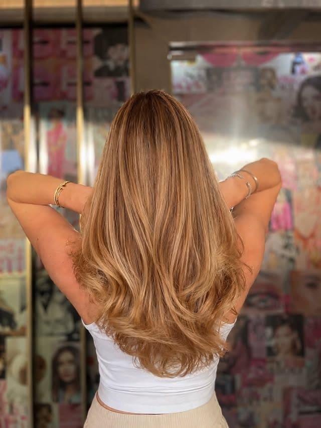 5. Golden Honey Blonde Long Layers with Subtle Highlights - Honey Blonde Hair with Highlights