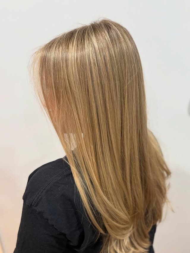 14. Sleek Honey Blonde Layers with Fine Golden Highlights - Honey Blonde Hair with Highlights